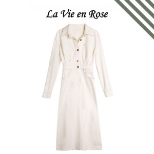 CHIC WHITE DENIM DRESS