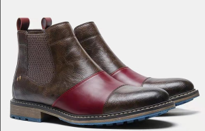 Jackson Boots- Chelsea Red+Brown(MARS PARK)